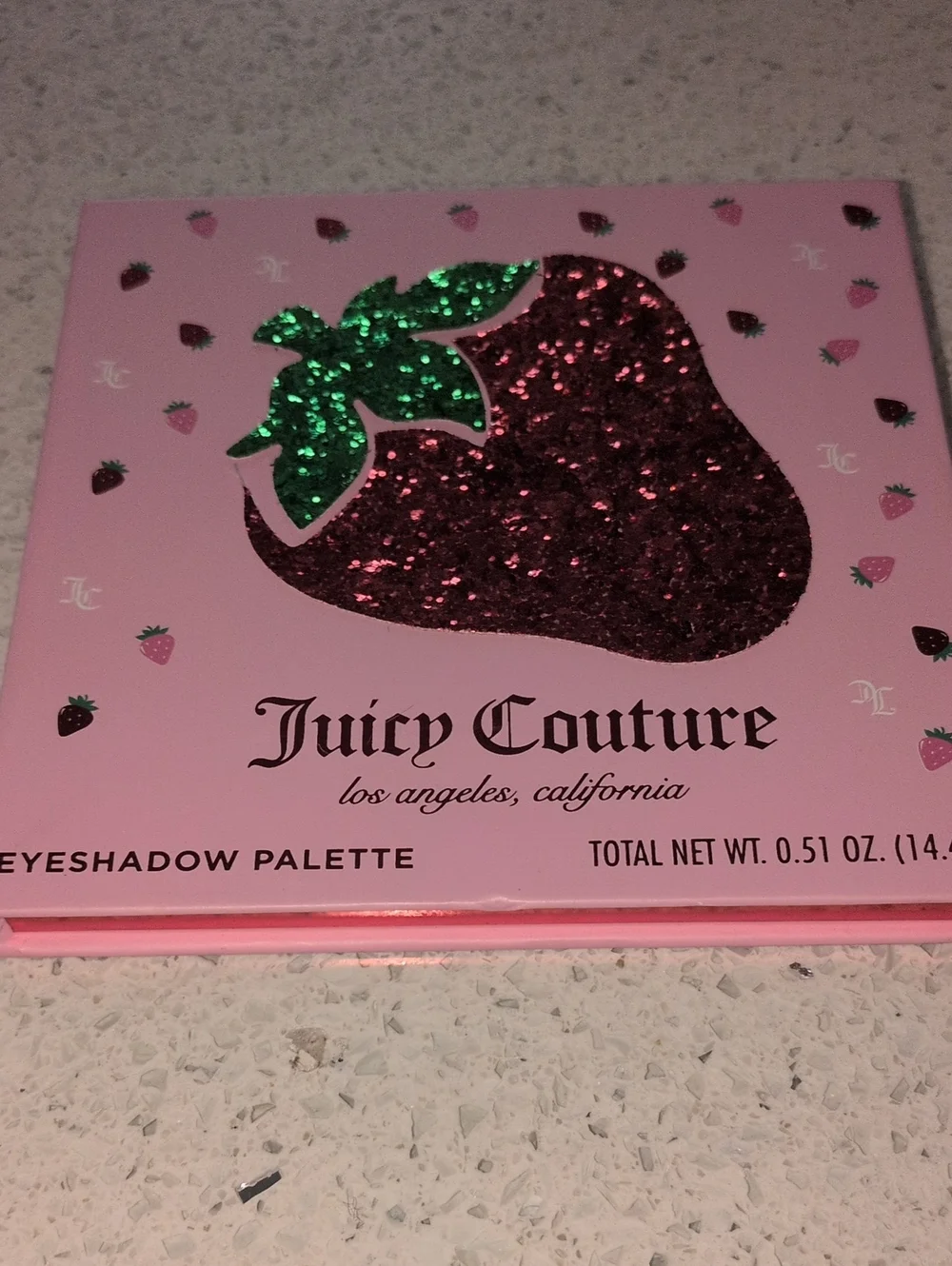 Juicy Couture Pink Strawberry Eyeshadow Palette - Sparkling Pink & Green New